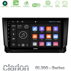 Clarion GL300 Series 4Core Android ClarionOS 2+32GB Seat Arona/Ibiza Navigation Multimedia Tablet 9" Με Carplay & Android Auto