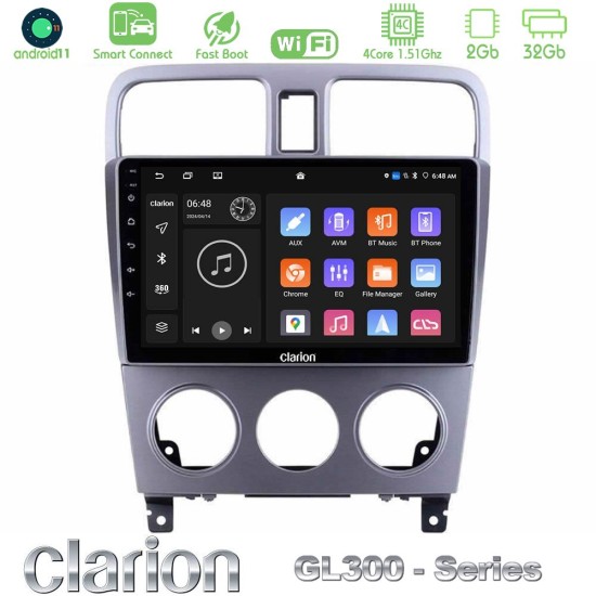 Clarion GL300 Series 4Core Android ClarionOS 2+32GB Subaru Forester 2003-2007 Navigation Multimedia Tablet 9" Με Carplay & Android Auto