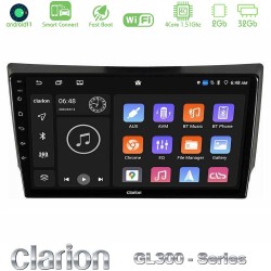 Clarion GL300 Series 4Core Android ClarionOS 2+32GB Ssangyong Rexton 2002-2006 Navigation Multimedia Tablet 9" Με Carplay & Android Auto