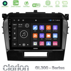 Clarion GL300 Series 4Core Android ClarionOS 2+32GB Suzuki Vitara 2015-2024 Navigation Multimedia Tablet 9" Με Carplay & Android Auto