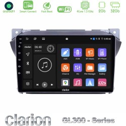 Clarion GL300 Series Suzuki Alto & Nissan Pixo 4Core Android ClarionOS 2+32GB Navigation Multimedia Tablet 9" Με Carplay & Android Auto