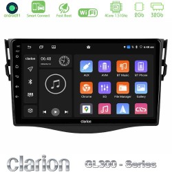 Clarion GL300 Series 4Core Android ClarionOS 2+32GB Toyota RAV4 Navigation Multimedia Tablet 9" Με Carplay & Android Auto