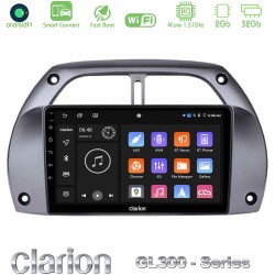 Clarion GL300 Series 4Core Android ClarionOS 2+32GB Toyota RAV4 2001 - 2006 Navigation Multimedia Tablet 9" Με Carplay & Android Auto