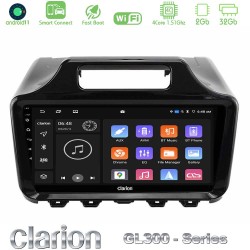 Clarion GL300 Series Toyota iQ 2008 – 2015 4Core Android ClarionOS 2+32GB Navigation Multimedia Tablet 9" Με Carplay & Android Auto