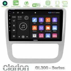 Clarion GL300 Series 4Core Android ClarionOS 2+32GB VW Scirocco / Eos Navigation Multimedia Tablet 9" Με Carplay & Android Auto