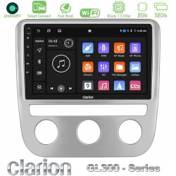 Clarion GL300 Series 4Core Android ClarionOS 2+32GB VW Scirocco / Eos Navigation Multimedia Tablet 9" Με Carplay & Android Auto