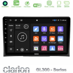 Clarion GL300 Series 4Core Android ClarionOS 2+32GB VW Transporter 2003-2015 Navigation Multimedia Tablet 9" Με Carplay & Android Auto