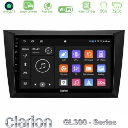 Clarion GL300 Series 4Core Android ClarionOS 2+32GB Vw Golf 6 Navigation Multimedia Tablet 9" Με Carplay & Android Auto