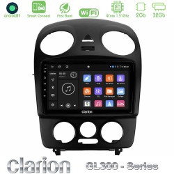 Clarion GL300 Series 4Core Android ClarionOS 2+32GB VW Beetle Navigation Multimedia Tablet 9" Με Carplay & Android Auto