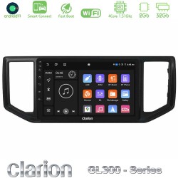Clarion GL300 Series 4Core Android ClarionOS 2+32GB VW Amarok 2017-2022 Navigation Multimedia Tablet 9" Με Carplay & Android Auto