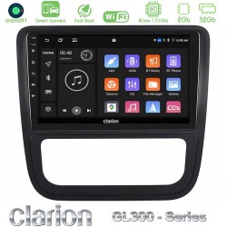 Clarion GL300 Series 4Core Android ClarionOS 2+32GB VW Scirocco 2008-2014 Navigation Multimedia Tablet 9" Με Carplay & Android Auto