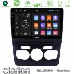 Clarion GL300+ Series 4Core Android ClarionOS 4+64GB  Citroen C4L Navigation Multimedia Tablet 10"