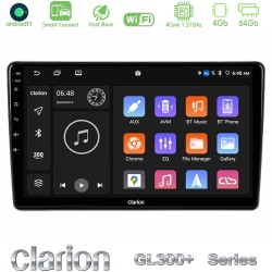 Clarion GL300+ Series 4Core Android ClarionOS 4+64GB  Peugeot Partner / Citroën Berlingo 2008-2018 Navigation Multimedia Tablet 9"