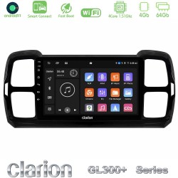 Clarion GL300+ Series 4Core Android ClarionOS 4+64GB  Citroen DS5 Aircross 2017-2021 Navigation Multimedia Tablet 9"