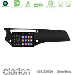 Clarion GL300+ Series 4Core Android ClarionOS 4+64GB  Citroen C3 2009-2016 Navigation Multimedia Tablet 9"    (Μαύρο γυαλιστερό)