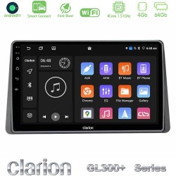 Clarion GL300+ Series 4Core Android ClarionOS 4+64GB  Dacia Duster 2025-> Navigation Multimedia Tablet 9"