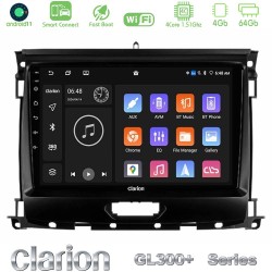 Clarion GL300+ Series 4Core Android ClarionOS 4+64GB  Ford Ranger 2017-2022 Navigation Multimedia Tablet 9"