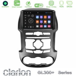Clarion GL300+ Series 4Core Android ClarionOS 4+64GB  Ford Ranger 2012-2016 Navigation Multimedia Tablet 9"