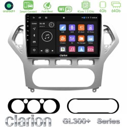 Clarion GL300+ Series 4Core Android ClarionOS 4+64GB  Ford Mondeo 2007-2010 AUTO A/C Navigation Multimedia Tablet 10"