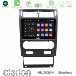 Clarion GL300+ Series 4Core Android ClarionOS 4+64GB  Ford Mondeo 2004-2007 Navigation Multimedia Tablet 9"