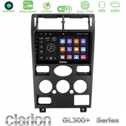 Clarion GL300+ Series 4Core Android ClarionOS 4+64GB  Ford Mondeo 2001-2004 Navigation Multimedia Tablet 9"