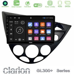 Clarion GL300+ Series 4Core Android ClarionOS 4+64GB Ford Focus 1999-2004 (RHD) Navigation Multimedia Tablet 9"