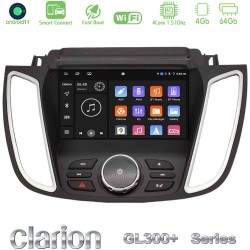 Clarion GL300+ Series 4Core Android ClarionOS 4+64GB  Ford Kuga/C-Max 2013-2019 Navigation Multimedia Tablet 9"