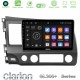 Clarion GL300+ Series 4Core Android ClarionOS 4+64GB Honda Civic 2006-2011 Navigation Multimedia Tablet 10"