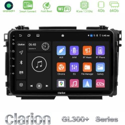Clarion GL300+ Series 4Core Android ClarionOS 4+64GB  Honda HR-V Navigation Multimedia Tablet 9"
