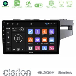 Clarion GL300+ Series 4Core Android ClarionOS 4+64GB Honda Jazz 2013-2020 RHD Navigation Multimedia Tablet 9"
