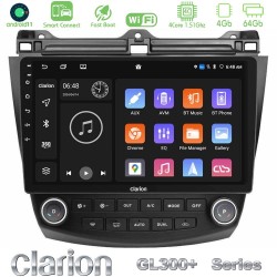 Clarion GL300+ Series 4Core Android ClarionOS 4+64GB  Honda Accord 2002-2008 Navigation Multimedia Tablet 10"