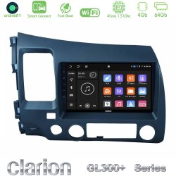 Clarion GL300+ Series 4Core Android ClarionOS 4+64GB  Honda Civic 2006-2011 Navigation Multimedia Tablet 9"