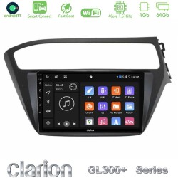 Clarion GL300+ Series 4Core Android ClarionOS 4+64GB Hyundai i20 2018-2020 RHD Navigation Multimedia Tablet 9"