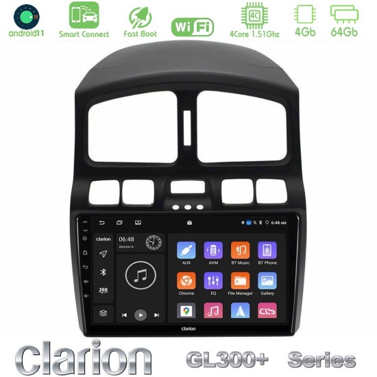 Clarion GL300+ Series 4Core Android ClarionOS 4+64GB Hyundai Santa Fe 2000-2006 Navigation Multimedia Tablet 9" Clarion GL300+ Series 4Core Android ClarionOS 4+64GB Hyundai Santa Fe 2000-2006 Navigation Multimedia Tablet 9"