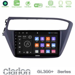 Clarion GL300+ Series 4Core Android ClarionOS 4+64GB  Hyundai i20 2018-2020 Navigation Multimedia Tablet 9"