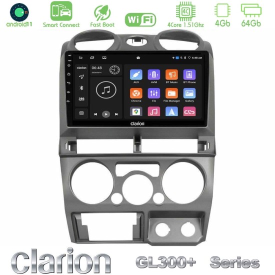 Clarion GL300+ Series 4Core Android ClarionOS 4+64GB  Isuzu D-Max 2007-2011 Navigation Multimedia Tablet 9"