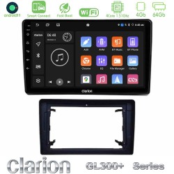 Clarion GL300+ Series 4Core Android ClarionOS 4+64GB  Chrysler / Dodge / Jeep Navigation Multimedia Tablet 10"