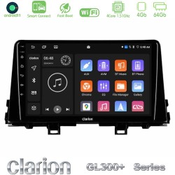 Clarion GL300+ Series 4Core Android ClarionOS 4+64GB  Kia Picanto 2017-2021 Navigation Multimedia Tablet 9"