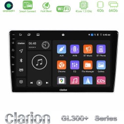 Clarion GL300+ Series 4Core Android ClarionOS 4+64GB  Kia Sportage 2005-2008 Navigation Multimedia Tablet 9"