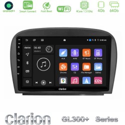 Clarion GL300+ Series 4Core Android ClarionOS 4+64GB  Mercedes SL Class 2005-2011 Navigation Multimedia Tablet 9"
