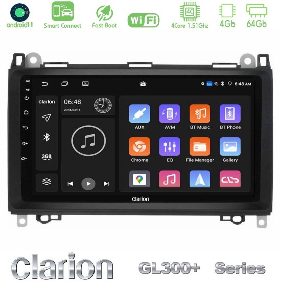 Clarion GL300+ Series 4Core Android ClarionOS 4+64GB Mercedes A/B/Vito/Sprinter Class Navigation Multimedia Tablet 9" Clarion GL300+ Series 4Core Android ClarionOS 4+64GB Mercedes A/B/Vito/Sprinter Class Navigation Multimedia Tablet 9"