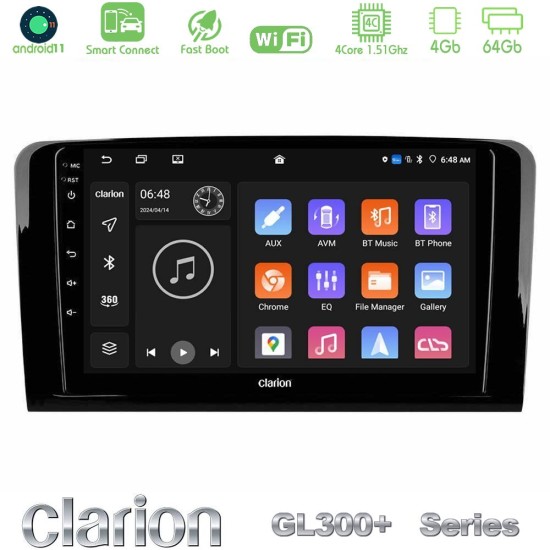 Clarion GL300+ Series 4Core Android ClarionOS 4+64GB Mercedes ML/GL Class Navigation Multimedia Tablet 9" Clarion GL300+ Series 4Core Android ClarionOS 4+64GB Mercedes ML/GL Class Navigation Multimedia Tablet 9"