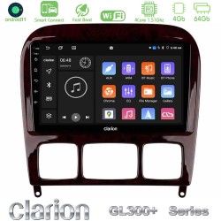 Clarion GL300+ Series 4Core Android ClarionOS 4+64GB  Mercedes S Class 1999-2004 (W220) Navigation Multimedia Tablet 9"