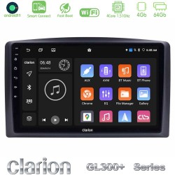 Clarion GL300+ Series 4Core Android ClarionOS 4+64GB  Mercedes Vito 2015-2021 Navigation Multimedia Tablet 10"
