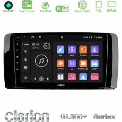 Clarion GL300+ Series 4Core Android ClarionOS 4+64GB  Mercedes R Class Navigation Multimedia Tablet 9"