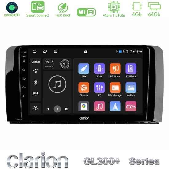 Clarion GL300+ Series 4Core Android ClarionOS 4+64GB Mercedes R Class Navigation Multimedia Tablet 9" Clarion GL300+ Series 4Core Android ClarionOS 4+64GB Mercedes R Class Navigation Multimedia Tablet 9"
