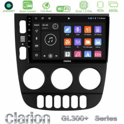 Clarion GL300+ Series 4Core Android ClarionOS 4+64GB  Mercedes ML Class 1998-2005 Navigation Multimedia Tablet 9"