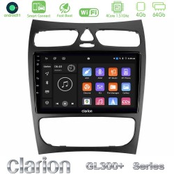 Clarion GL300+ Series 4Core Android ClarionOS 4+64GB  Mercedes CLK Class W209 2000-2004 Navigation Multimedia Tablet 9"