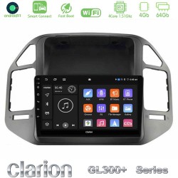 Clarion GL300+ Series 4Core Android ClarionOS 4+64GB Mitsubishi Pajero 2002-2006 Navigation Multimedia Tablet 9"