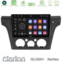Clarion GL300+ Series 4Core Android ClarionOS 4+64GB Mitsubishi Outlander 2002 – 2007 Navigation Multimedia Tablet 10"